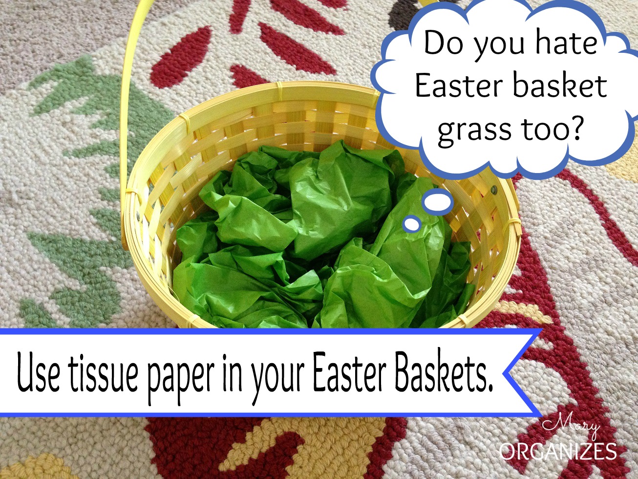 How To Make Tissue Paper Easter Grass