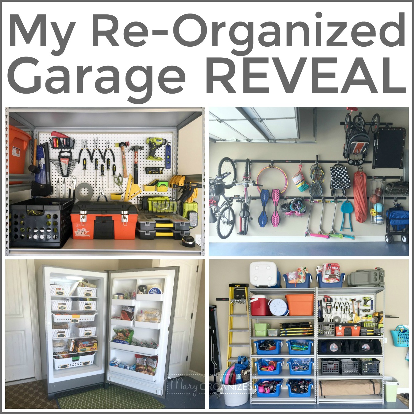 Garage organization: Our new system — The Organized Mom Life