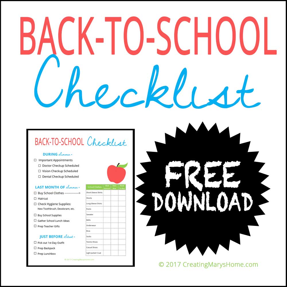 The Essential Back to School Checklist for Teachers