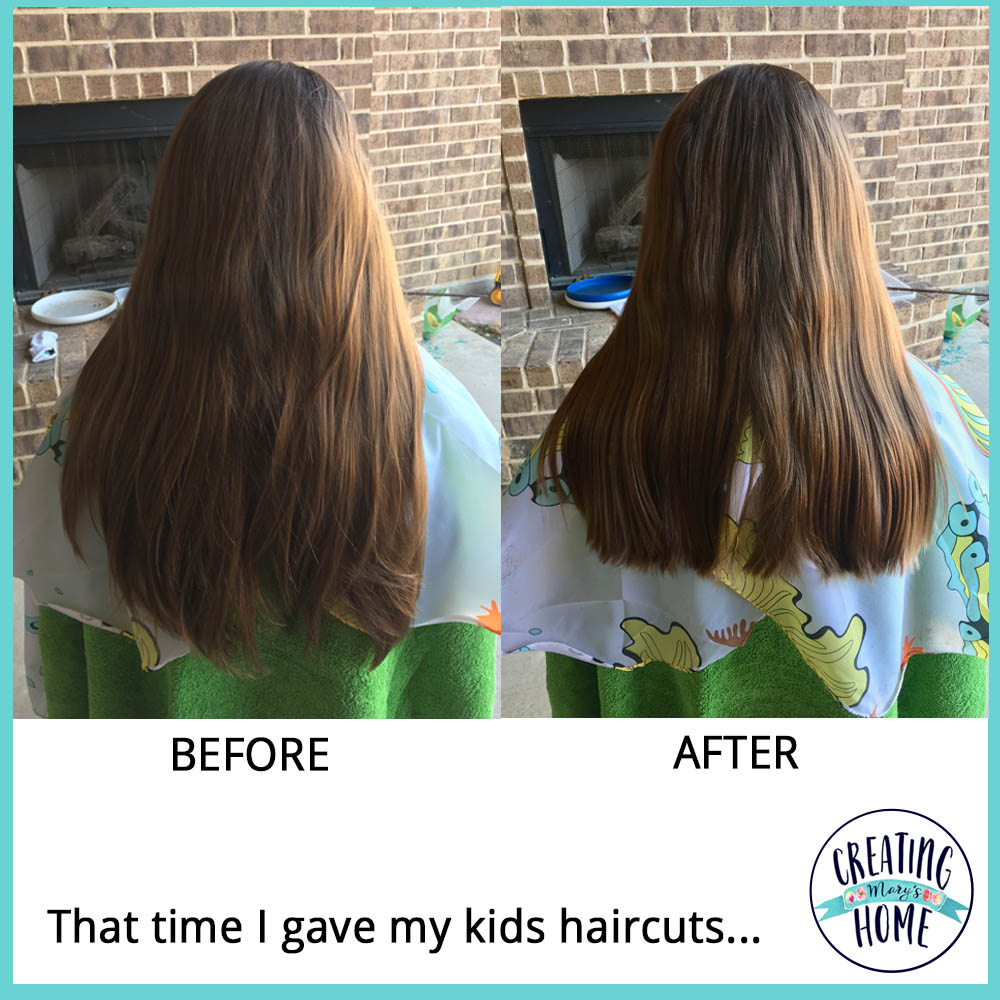 That time I gave my kids haircuts... - creatingmaryshome.com